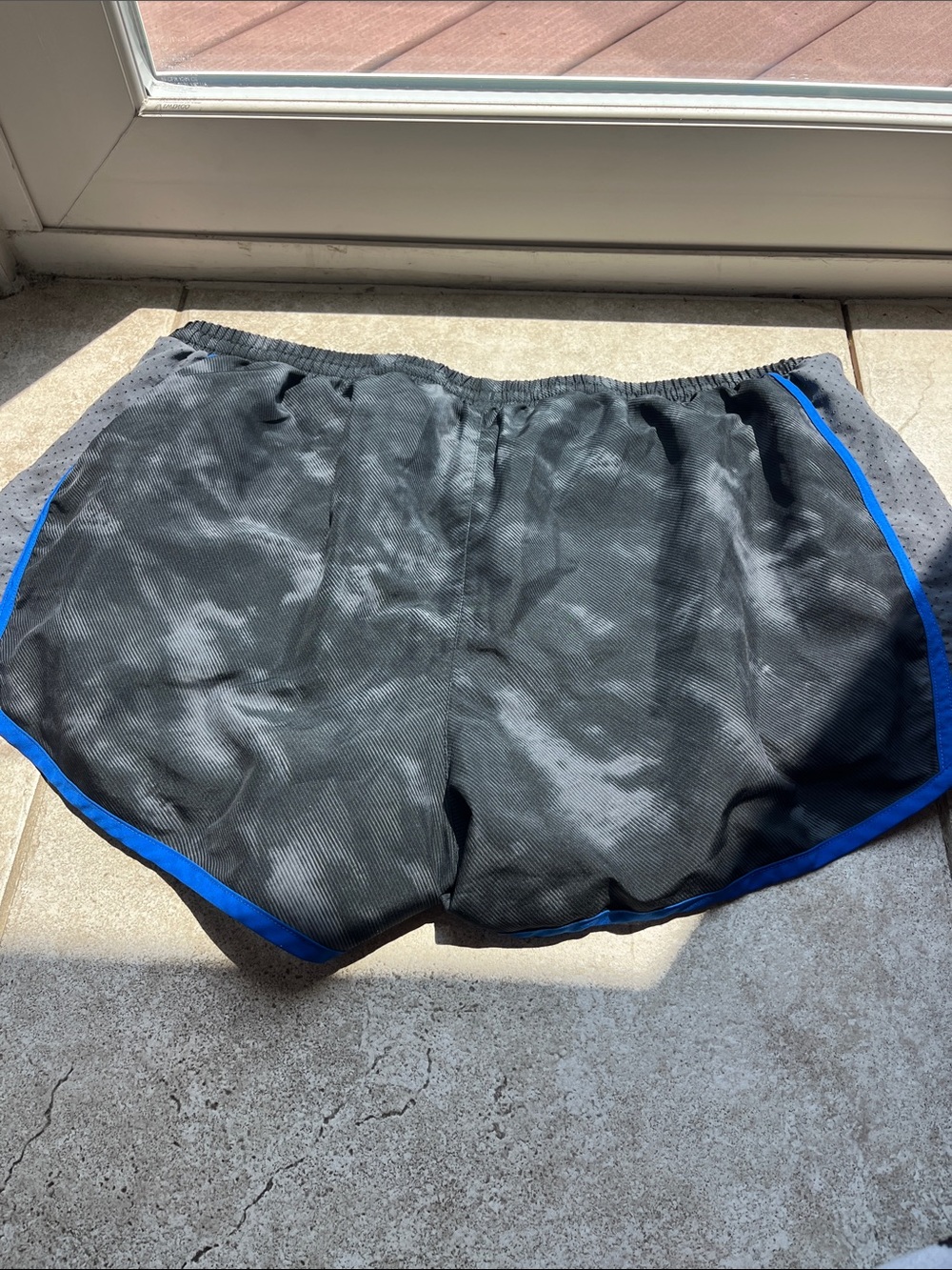 Under Armour Black Shorts with Blue Trim - Picture 7 of 8